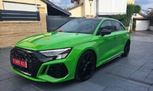 Audi RS3 Sportback 2022 – Verde Kyalami, Full Extras